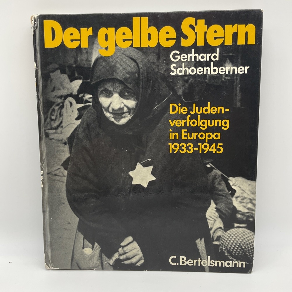 C. Bertelsmann Der gelbe Stern Gerhard Schoenberner German History Book Academia